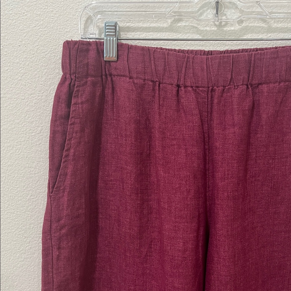 Eileen Fisher Delave Wide-Leg Linen Pant - Picture 3 of 10